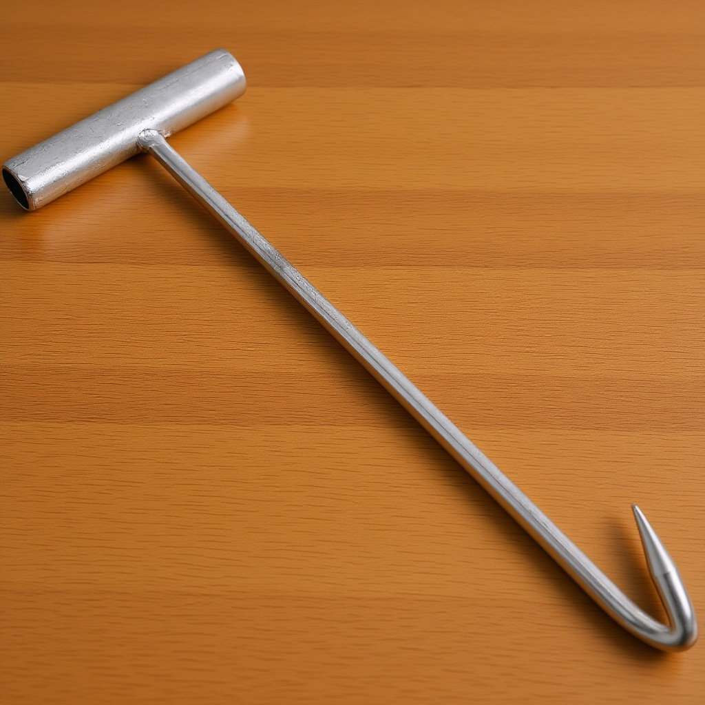 Manhole Cover Lifting - 38cm RVS putdekselhaak met T-handvat, zwaarbelastbaar
