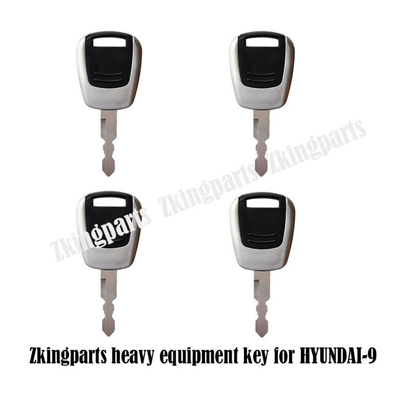 Heavy Equipment Hyundai - 4 stuks zware uitrusting contactsleutel passend