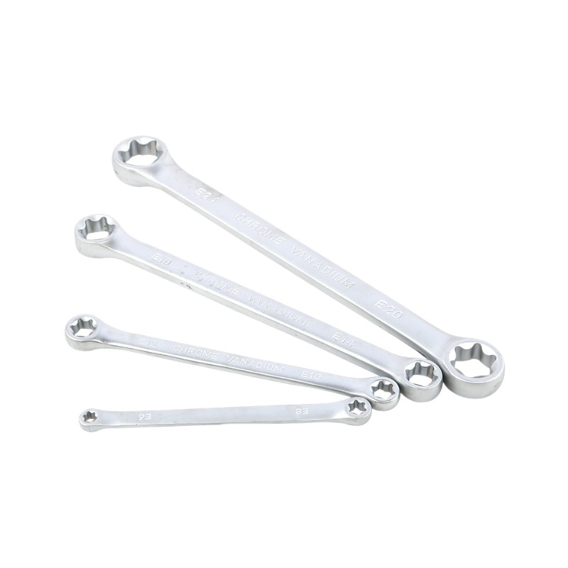 Heavy Equipment Repair Manuals - Torx-sleutelset Chroomvanadiumstaal Dubbelkopssleutel Reparatiegereedschap Handmatige apparatuur