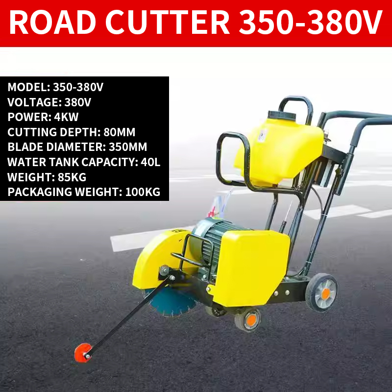 Electric Concrete Cutter - Betonfrees 220V Elektrische Wegzaag Wegfrees 40L