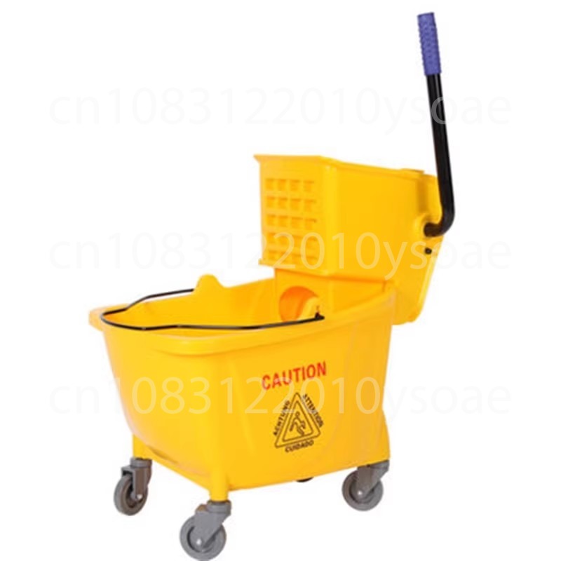 Heavy Equipment Bulldozer - Heavy-Duty Knijpmop Emmer Handsfree Zelfreinigend Vloerreinigingssysteem
