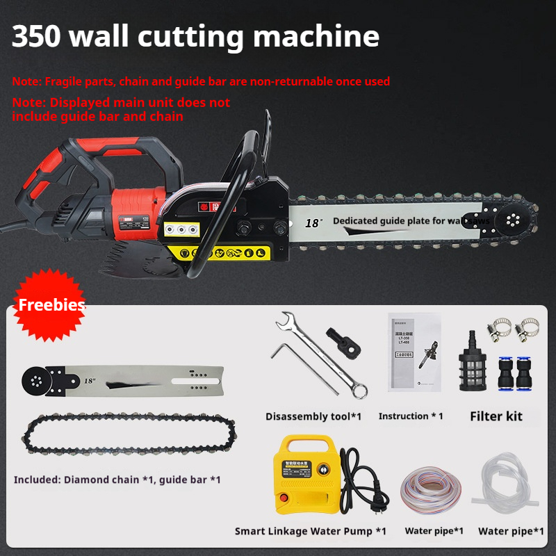 Elektrische betonmuurfrees 500 - Electric Concrete Cutter recensie en prijs