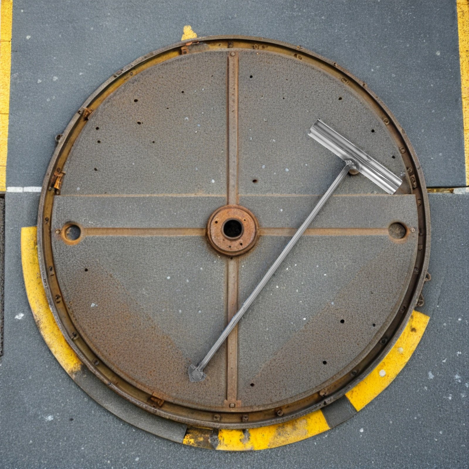 RVS putdekselhaak T-vormig zwa - Manhole Cover Lifting recensie en prijs
