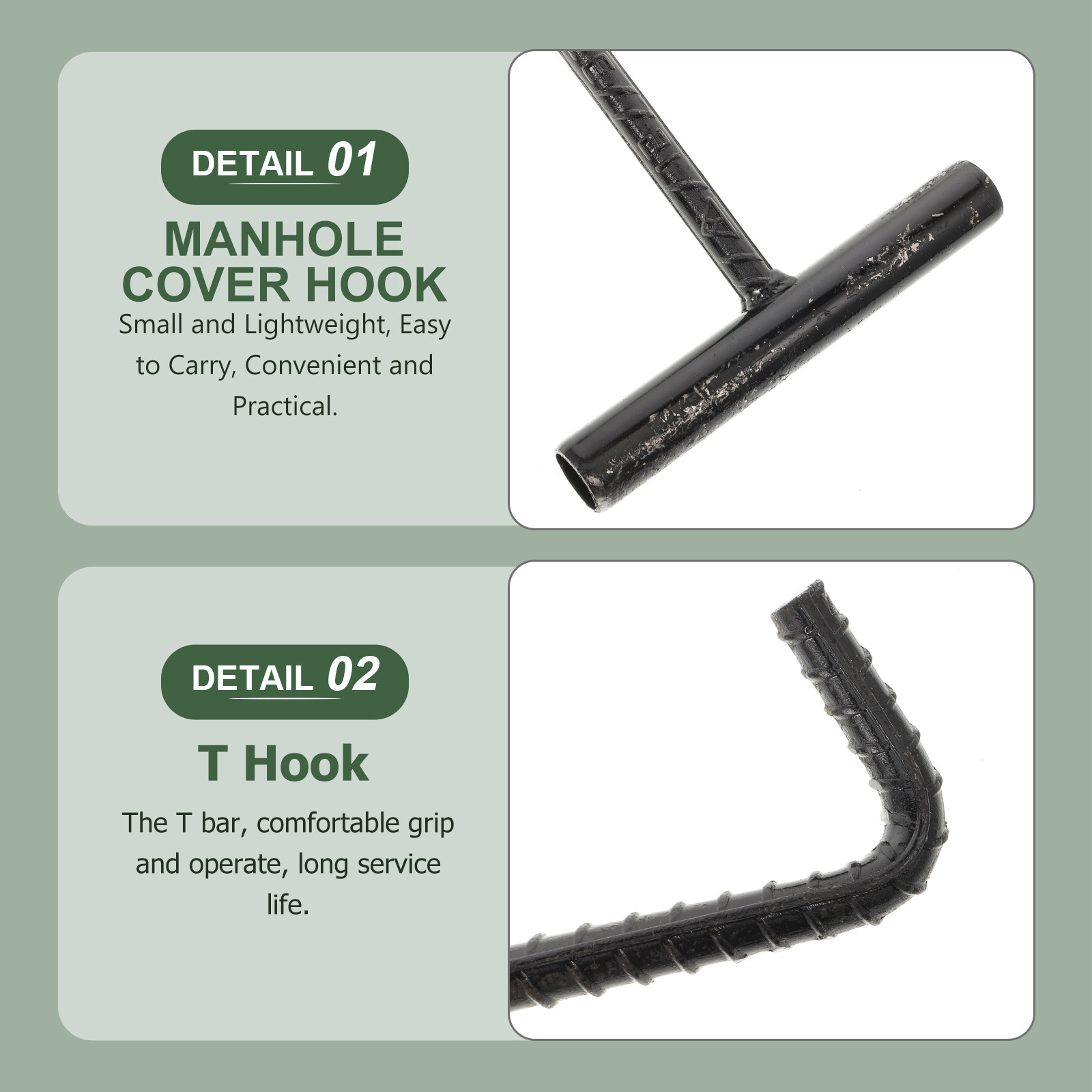 Zwaarbelastbare T-vormige putd - Manhole Cover Lifting recensie en prijs