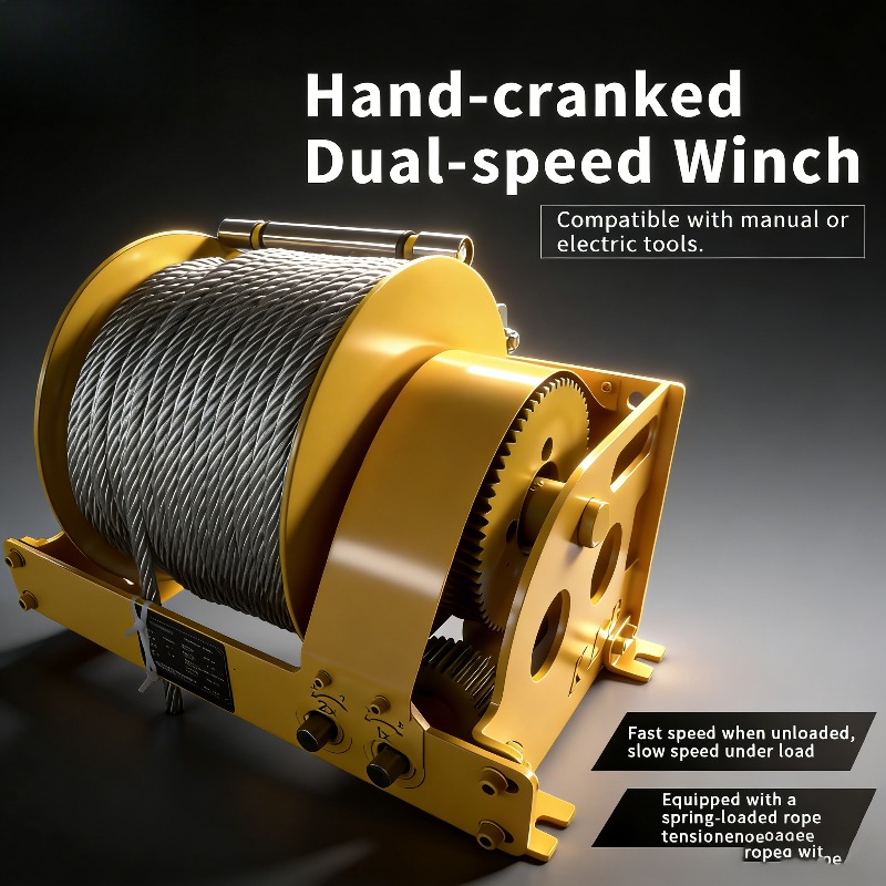 Handcranklier met dubbele snel - Heavy Equipment Repair Manuals recensie en prijs